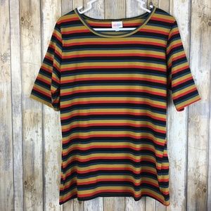 LuLaRoe Women's Striped Top